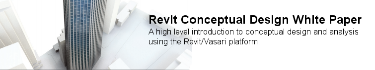 Revit 2011 Conceptual Design White Paper